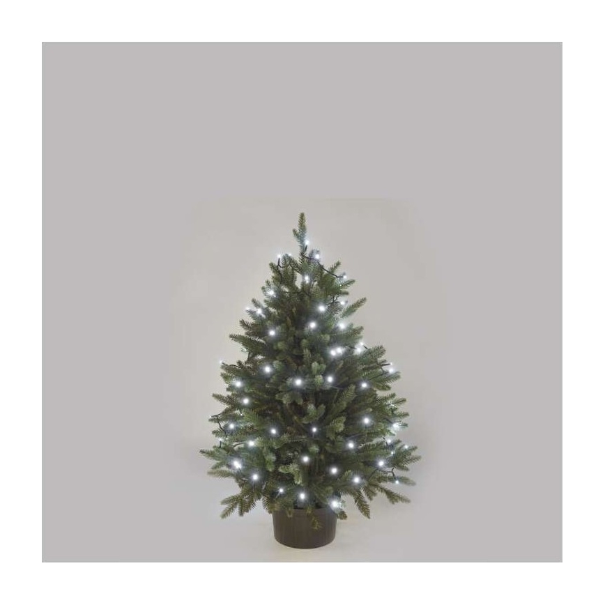 LED-Weihnachtskette für den Außenbereich 80xLED/13m IP44 kaltweiß