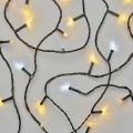 LED-Weihnachtskette für den Außenbereich 80xLED/13m IP44 warm/kalt weiß