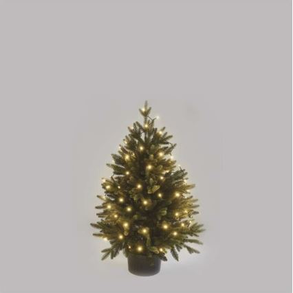LED-Weihnachtskette für den Außenbereich 80xLED/6,1m IP44 warmweiß