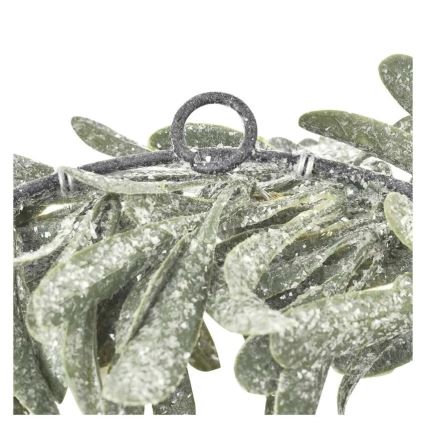 LED-Weihnachtskranz, 25 LEDs, 3×AA, Ø 35 cm