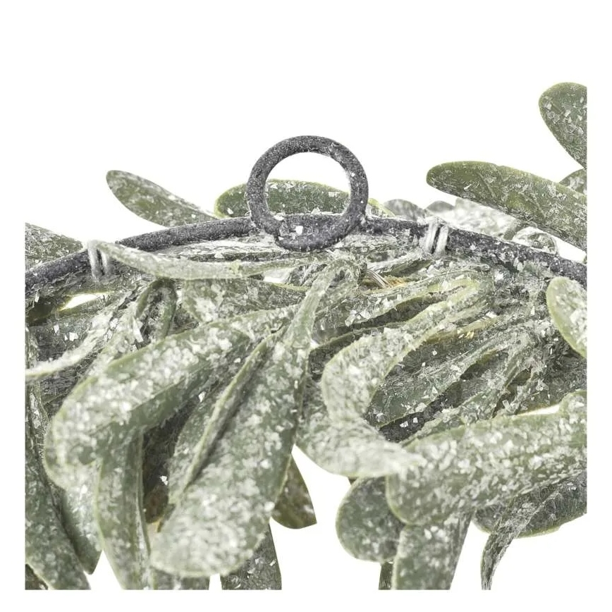 LED-Weihnachtskranz, 25 LEDs, 3×AA, Ø 35 cm