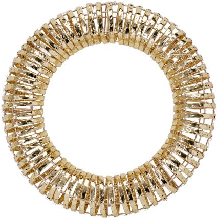 LED-Weihnachtskranz 30xLED/3xAA Ø 40 cm warmweiß Kranz/gold