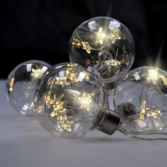 LED-Weihnachtslichterkette 30xLED/3xAA 2,5m warmweiβ