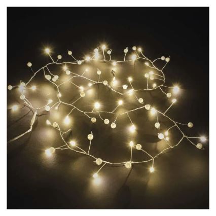 LED-Weihnachtslichterkette 40xLED/3xAA 1,5 m warmweiß