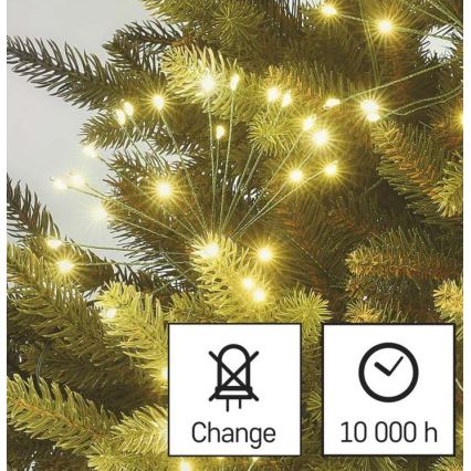 LED-Weihnachtslichterkette, 450 LEDs, 11 m, warmweiß
