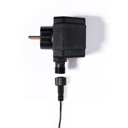 LED-Weihnachtslichterkette für den Außenbereich CONE FILAMENT 20xE10 19m klar/warmweiβ IP44, Made in the EU