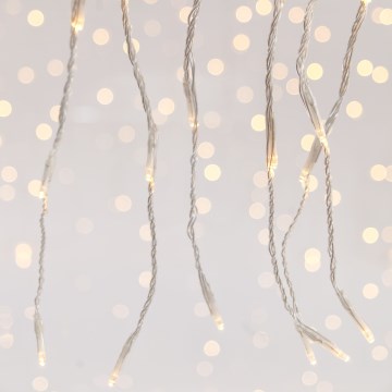 LED-Weihnachtslichtervorhang für den Außenbereich CURTAIN 360xLED/3,6W/230V 2x2 m IP44 warmweiβ