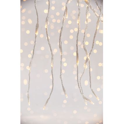 LED-Weihnachtslichtervorhang für den Außenbereich CURTAIN 360xLED/3,6W/230V 2x2 m IP44 warmweiβ