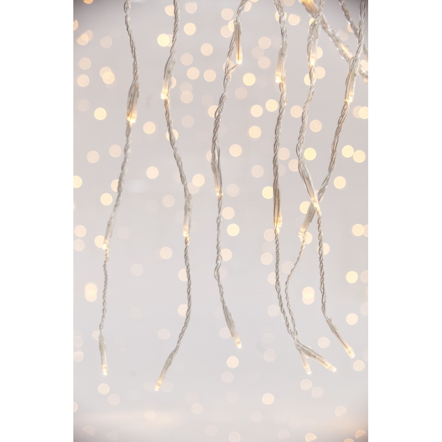 LED-Weihnachtslichtervorhang für den Außenbereich CURTAIN 360xLED/3,6W/230V 2x2 m IP44 warmweiβ
