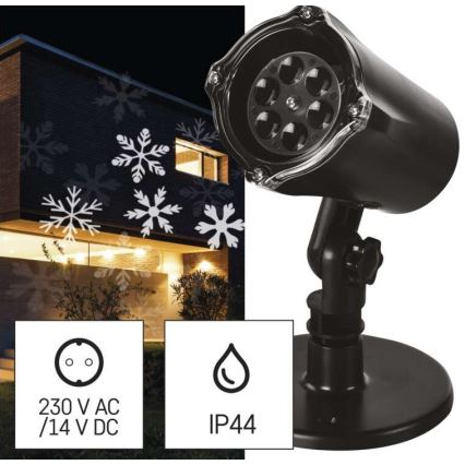 LED-Weihnachtsprojektor für den Außenbereich LED/3,6W/230V IP44 kaltweiß