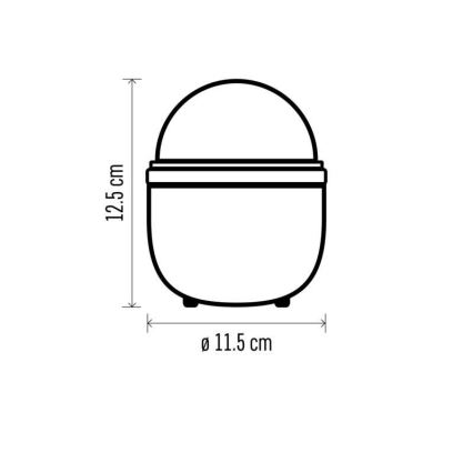 LED-Weihnachtsprojektor LED/3xAA
