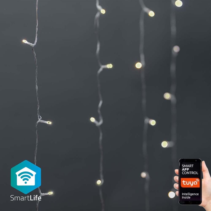 LED Weihnachtsvorhang 200xLED/11 Funktionen 6m IP65 Wi-Fi Tuya warmweiß bis kaltweiß