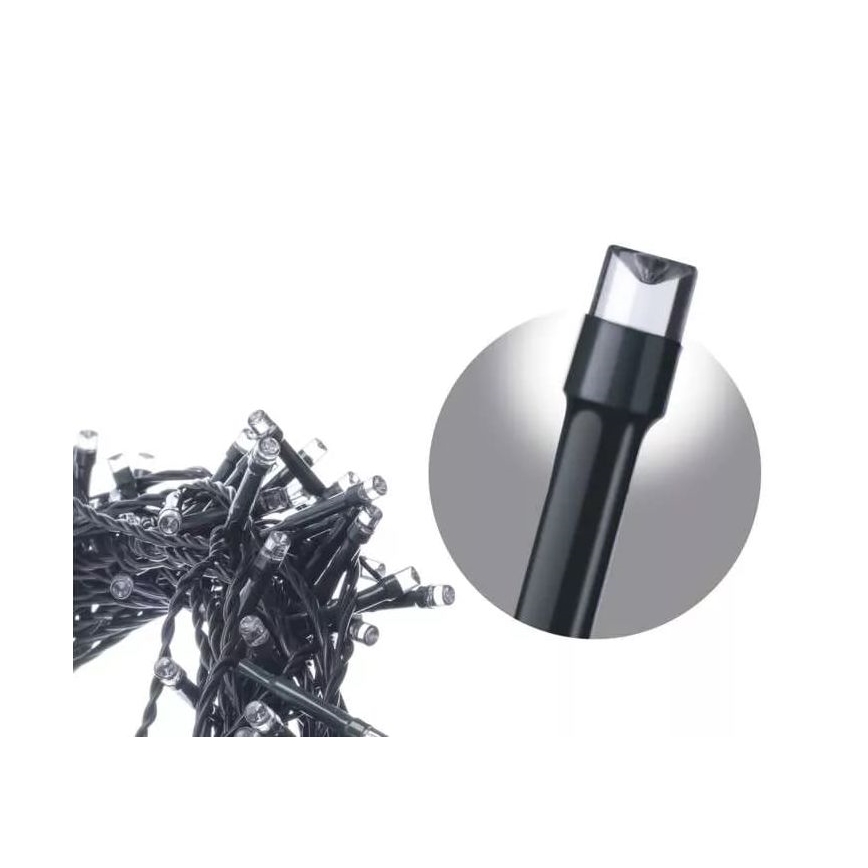 LED Weihnachts-Außenvorhang 100xLED 2m IP44 kaltweiß