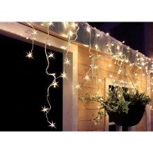 LED-Weihnachtsvorhang für draußen 360xLED/8 Funktionen 15m IP44 warmweiß