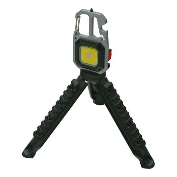LED wiederaufladbare multifunktionale Taschenlampe mit Ständer LED/USB-C 400 mAh