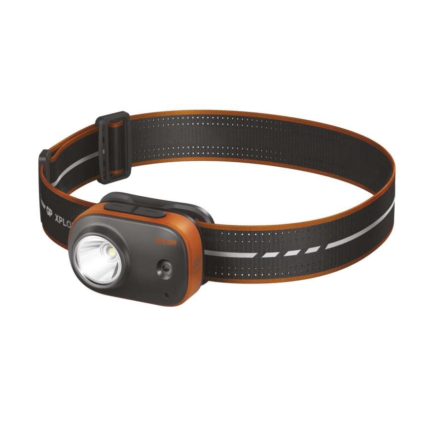 LED Wiederaufladbare Stirnlampe 2xLED/USB IPX6 300lm