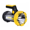 LED Wiederaufladbare Taschenlampe LED/5W/4000mAh + LED/3W