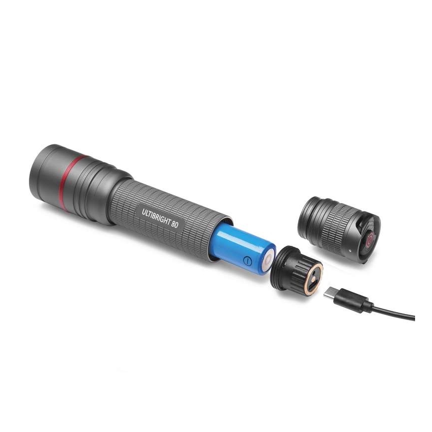 LED Wiederaufladbare Taschenlampe LED/USB/3,7V IP65 600lm