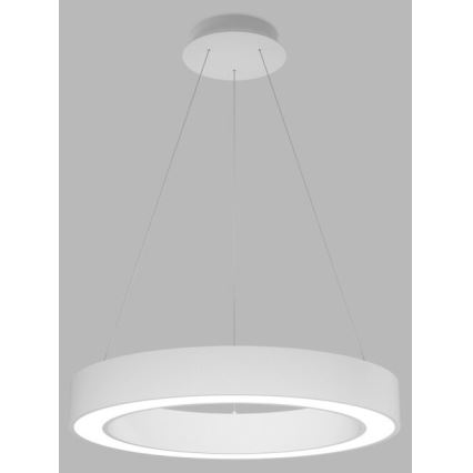 LED2 - Dimmbare LED-Hängeleuchte an einer Schnur SATURN LED/50W/230V 3000K/4000K weiß