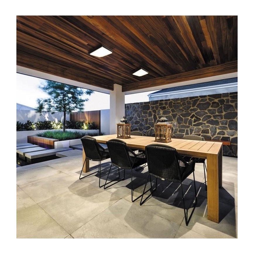 LED2 - LED-Außendeckenleuchte QUADO LED/10W/230V anthrazit IP54