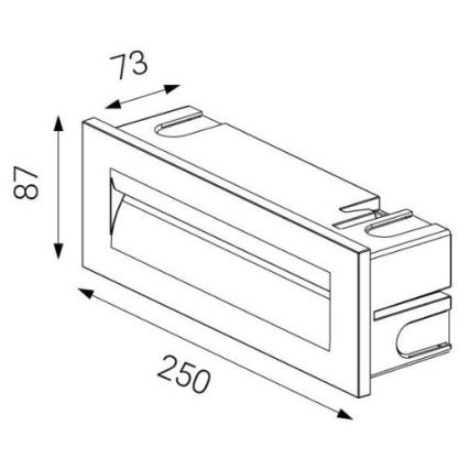 LED2 - LED-Außeneinbauleuchte STEP IN LED/8,5W/230V IP65