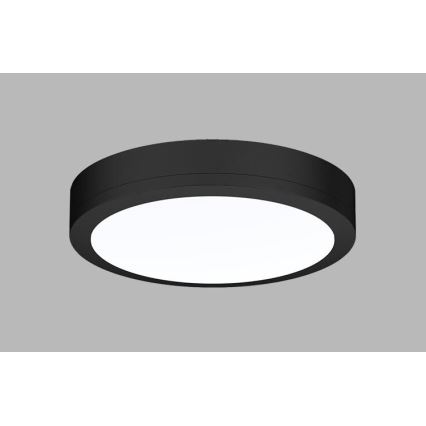 LED2 - LED Auβen-Deckenleuchte mit dem Sensor KERY LED/18W/230V IP65 schwarz