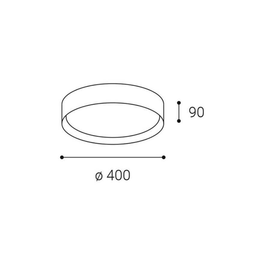 LED2 - LED-Deckenleuchte MILA LED/30W/230V 3000/4000K