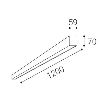 LED2 - LED-Deckenleuchte NOLI LED/40W/230V 3000K/3500K/4000K weiß