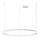 LED2 - LED dimmbare Hängeleuchte an Kabel SATURN LED/80W/230V Ø 100 cm weiß