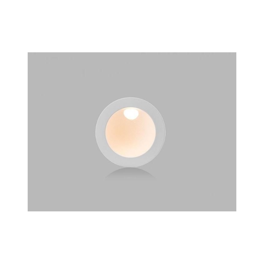 LED2 - LED-Einbauleuchte WALK LED/1W/230V + Montagekasten