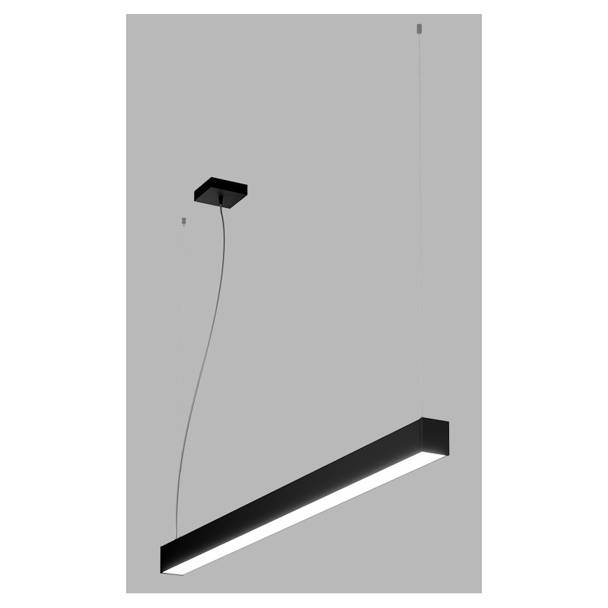 LED2 - LED-Hängeleuchte an Schnur NOLI LED/40W/230V 3000K/3500K/4000K schwarz