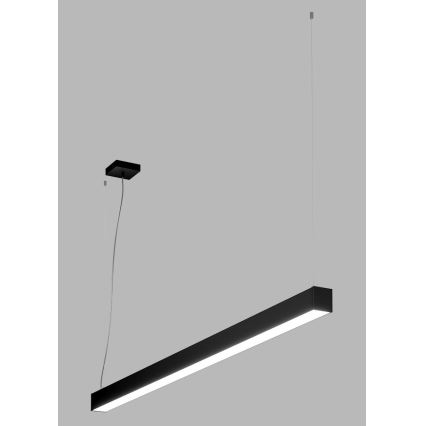 LED2 - LED-Hängeleuchte an Schnur NOLI LED/60W/230V 3000K/3500K/4000K schwarz