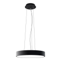 LED2 - LED-Pendelleuchte an Kabel MONO SLIM LED/30W/230V 2700/3000K/4000K Ø 40 cm schwarz