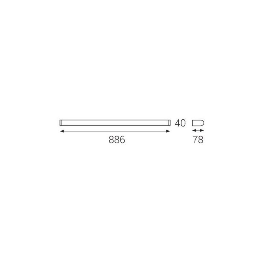 LED2 - LED-Wandleuchte TONDA LED/18W/230V IP44