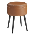 Lederhocker CORE, Cognac