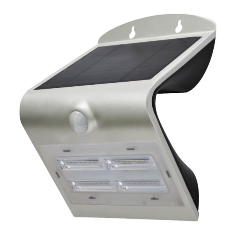 LEDKO 08428L - LED Solar-Wandleuchte mit Sensor 1xLED/3,2W IP65
