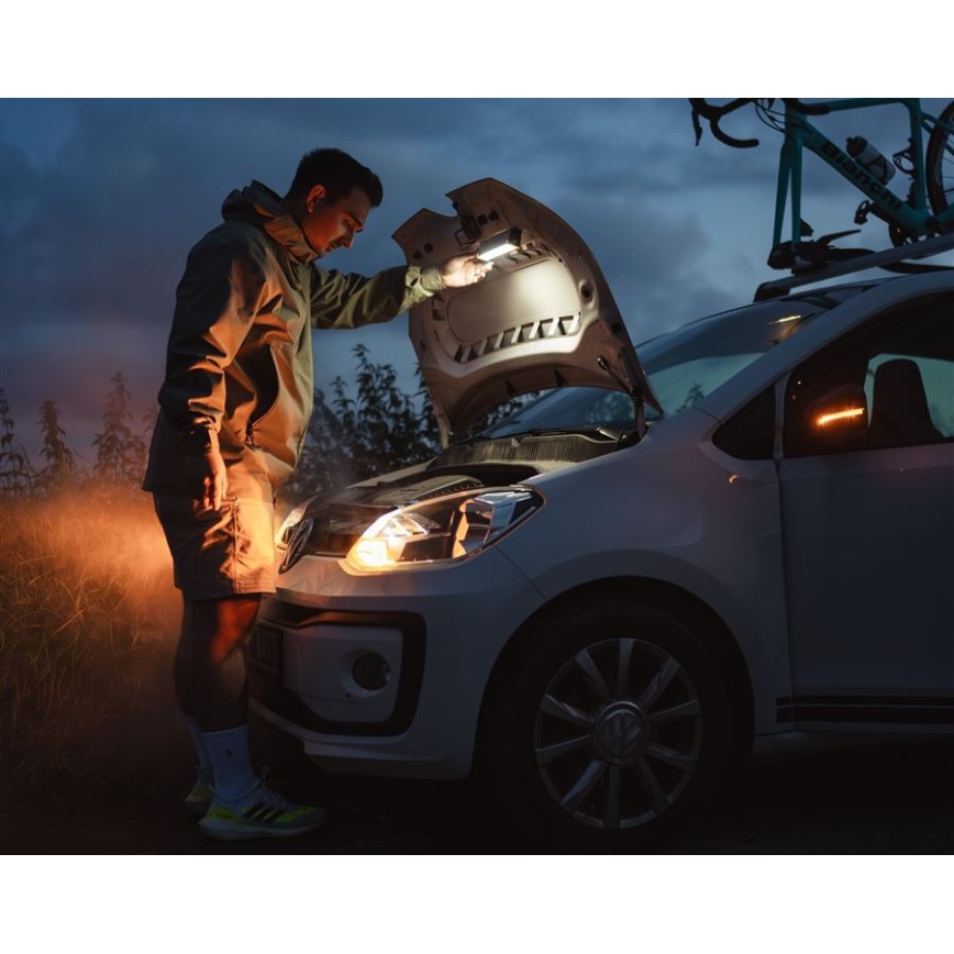 Ledlenser AF2R - Dimmbare, wiederaufladbare LED-Arbeitslampe, IP54, 1000 lm, bis zu 50 h Laufzeit, 4810 mAh