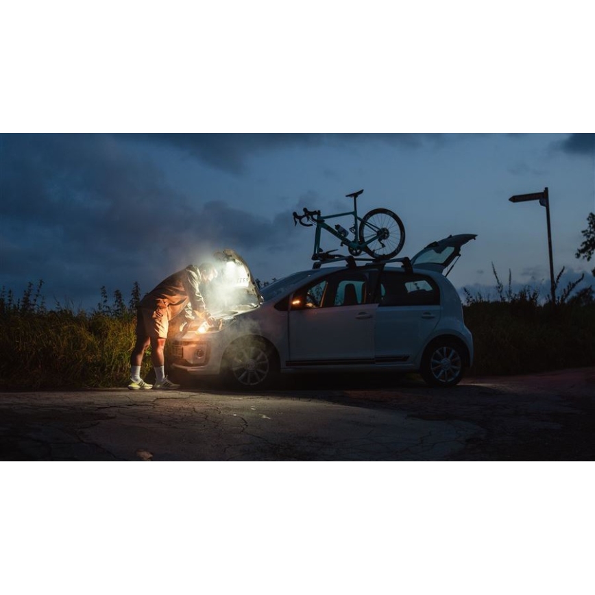 Ledlenser AF2R - Dimmbare, wiederaufladbare LED-Arbeitslampe, IP54, 1000 lm, bis zu 50 h Laufzeit, 4810 mAh