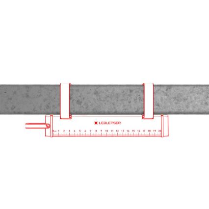 Ledlenser AF2R - Dimmbare, wiederaufladbare LED-Arbeitslampe, IP54, 1000 lm, bis zu 50 h Laufzeit, 4810 mAh