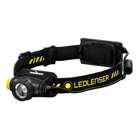 Ledlenser H5R WORK - dimmbare, wiederaufladbare LED-Stirnlampe, 1800 mAh, IP67, 500 lm, 45 h, schwarz