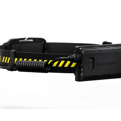 Ledlenser H5R WORK - dimmbare, wiederaufladbare LED-Stirnlampe, 1800 mAh, IP67, 500 lm, 45 h, schwarz