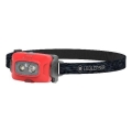 Ledlenser HF4R Core - dimmbare, wiederaufladbare LED-Stirnlampe LED/1000 mAh IP68 500 lm 35 h rot