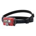 Ledlenser HF6R Core - dimmbare, wiederaufladbare LED-Stirnlampe, LED/2000 mAh, IP68, 800 lm, 60 h, rot