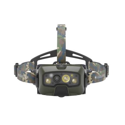 Ledlenser HF8R Core RGB - LED dimmbare, wiederaufladbare Stirnlampe LED/3700 mAh IP68 1600 lm 90 h grün