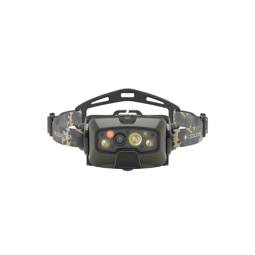 Ledlenser HF8R Core RGB - LED dimmbare, wiederaufladbare Stirnlampe LED/3700 mAh IP68 1600 lm 90 h grün