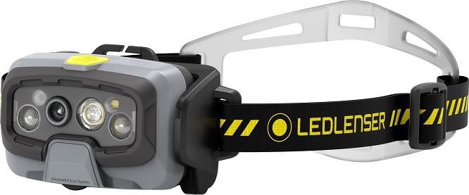 Ledlenser HF8R Work - dimmbare, wiederaufladbare LED-Stirnlampe, 3700 mAh, IP68, 1600 lm, 90 h, schwarz