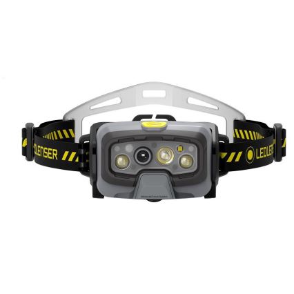 Ledlenser HF8R Work - dimmbare, wiederaufladbare LED-Stirnlampe, 3700 mAh, IP68, 1600 lm, 90 h, schwarz