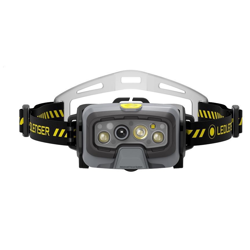 Ledlenser HF8R Work - dimmbare, wiederaufladbare LED-Stirnlampe, 3700 mAh, IP68, 1600 lm, 90 h, schwarz