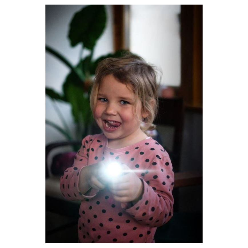Ledlenser KIDBEAM4 RAINBOW - dimmbare Kinder-Taschenlampe LED/2xAAA IP44 violett