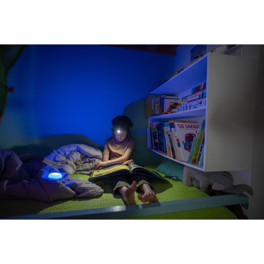 Ledlenser KIDCAMP6 RAINBOW - Dimmbare tragbare LED-Lampe LED/3xAAA IP44 blau